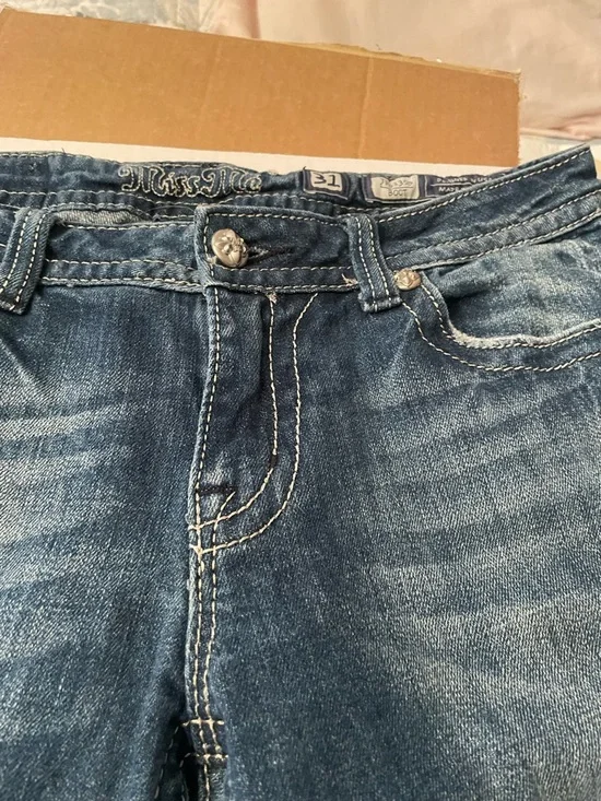 Miss Me Women’s Dark Blue Bootcut Jeans - Picture 5 of 13